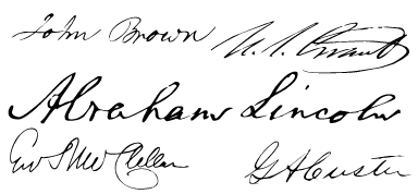 A Civil War style font called